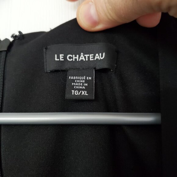 Le Château Black Cocktail Dress – Size XL - Picture 4 of 5